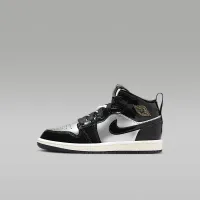 Nike Jordan 1 Mid SE Little детские Кроссовки цвет черный