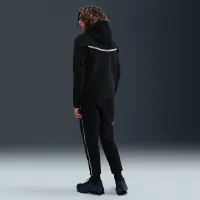 Nike Tech мужские Full-Zip Fleece Windrunner Куртка with Reflective Accents цвет черный