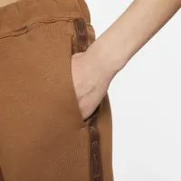 Nike Sportswear Essential жіноча Fleece Pants колір коричневий