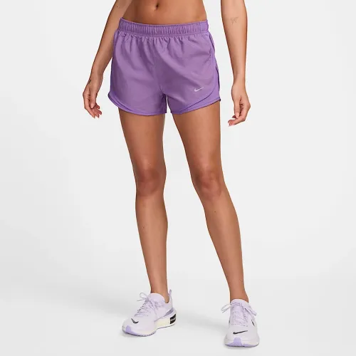 Nike Tempo женская Brief-Lined Running шорты цвет фиолетовый