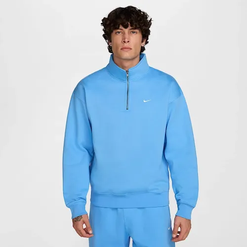 Nike Solo Swoosh мужские 1/4-Zip Top синий