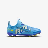 Nike Jr. Mercurial Zoom Vapor 15 Academy KM FG/MG Little/Big дитячі Low-Top футбольні бутси блакитний