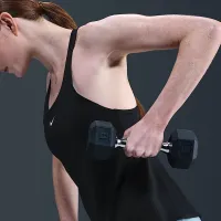 Nike Pro жіноча Dri-FIT Tank Top колір чорний