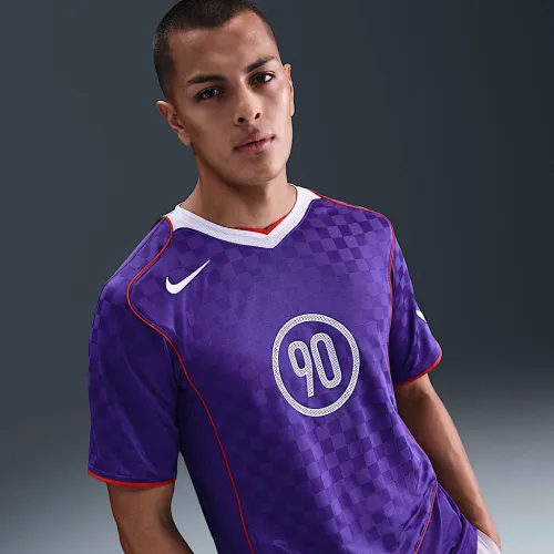 Nike Total 90 чоловічі Dri-FIT Short-Sleeve Soccer Top колір фіолетовий