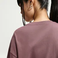 Nike Sportswear женская оверсайз Long-Sleeve футболка цвет фиолетовый