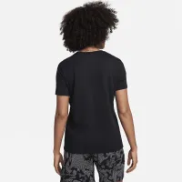 Nike Swoosh Fly женская Dri-FIT Graphic футболка цвет черный