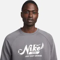 Nike чоловічі Dri-FIT Fleece Fitness Crew-Neck Top колір сірий