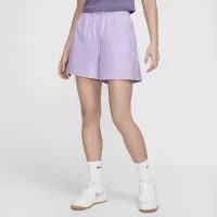 Nike Sportswear Essentials женская Repel Mid-Rise шорты цвет фиолетовый