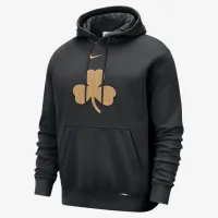 Boston Celtics City Edition мужские Nike Club Толстовка с капюшоном цвет черный