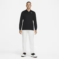 Nike Dri-FIT Victory мужские Long-Sleeve для гольфа Polo цвет черный