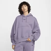 Nike Sportswear Phoenix Fleece жіноча Over-оверсайз Pullover Толстовка з капюшоном колір фіолетовий
