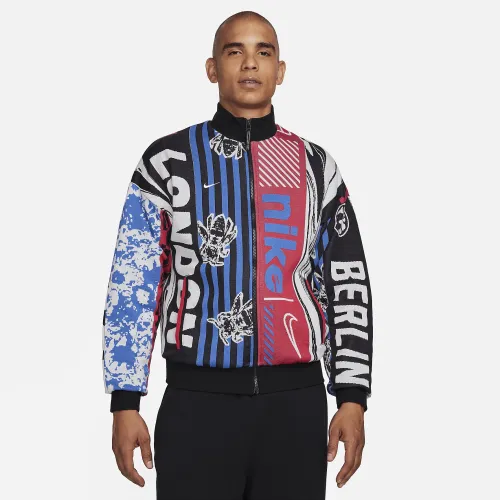 Nike Culture of Football чоловічі Therma-FIT Full-Zip Soccer Куртка колір чорний