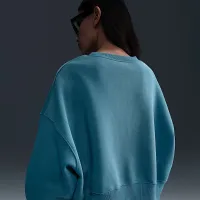 Nike Sportswear Phoenix Fleece жіноча Over-оверсайз Crew-Neck світшот блакитний