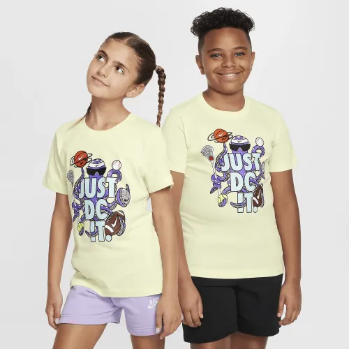 Nike Sportswear Big детские футболка цвет зеленый