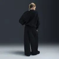 Nike Sportswear Tech Fleece жіноча оверсайз Crew-Neck світшот колір чорний