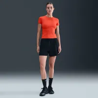 Nike Form жіноча Short-Sleeve Top колір червоний