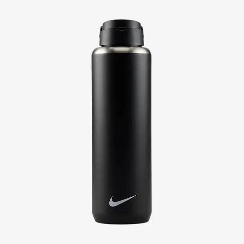 Nike Recharge Stainless Steel Straw Bottle (32 oz) колір чорний