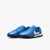 Nike Jr. Tiempo Legend 10 Academy Little/Big детские Turf Low-Top Soccer Кроссовки синий