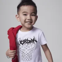 Nike Jordan Dri-FIT MJ Sport Toddler Graphic футболка колір білий
