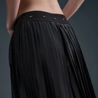 Nike Sportswear Collection женская Mid-Rise Pleated спортивные штаны цвет черный
