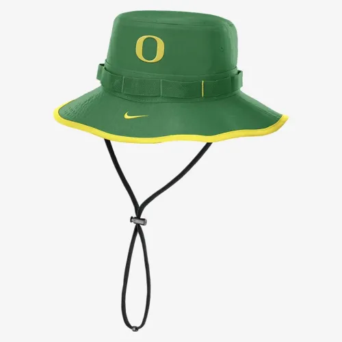 Oregon Ducks On-Field Apex Boonie мужские Nike Dri-FIT College Bucket Hat цвет зеленый