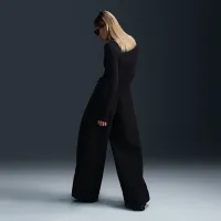 Nike Sportswear Tech Fleece женская С высокой Талией Pleated Pants цвет черный
