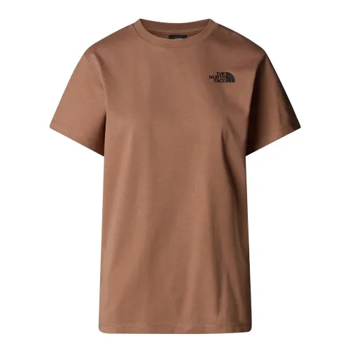Футболка The North Face цвет красныйbox 0A87NK6E11 - коричневая