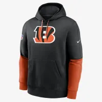 Cincinnati Bengals Sideline Team Issue Club мужские Nike NFL Pullover Толстовка с капюшоном цвет черный