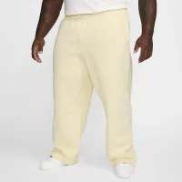 Nike Solo Swoosh чоловічі Open-Hem Fleece Pants колір коричневий