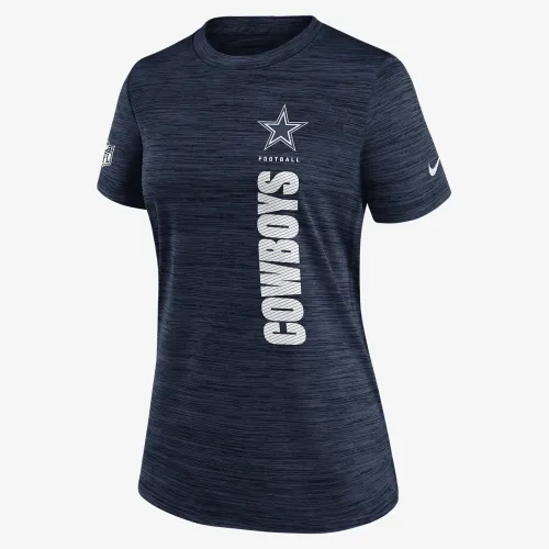 Dallas Cowboys Velocity женская Nike Dri-FIT NFL футболка синий