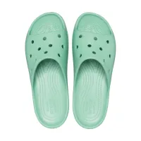 Шлёпанцы Crocs Classic Platform Slide 208180-3UG - Зеленые