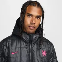 Chelsea FC Third мужские Nike Synthetic Fill Куртка цвет черный