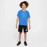 Nike Dri-FIT Little детские Multi Short Sleeve Top синий