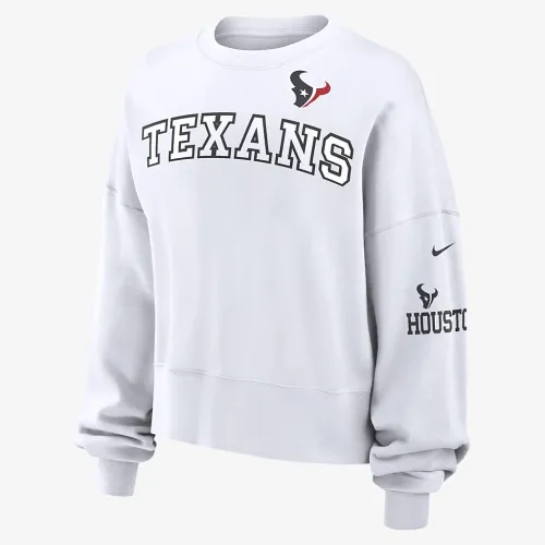 Houston Texans женская Nike NFL Pullover Crew цвет белый