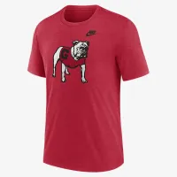 Georgia Bulldogs Blitz Everцвет зеленый Legacy Primary мужские Nike College футболка цвет красный