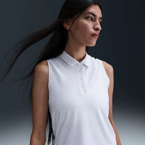 Nike Victory женская Dri-FIT Sleeveless Polo цвет белый