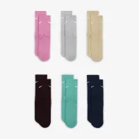 Nike Dri-FIT Performance Basics Little детские Crew носки (6 пары) Pink
