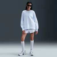 Nike Sportswear Phoenix Fleece женская оверсайз Crew-Neck свитшот синий