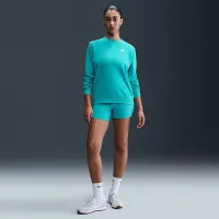 Nike Sportswear Club Fleece жіноча Crew-Neck світшот колір зелений