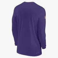 Minnesota Vikings Sideline Coach чоловічі Nike Dri-FIT NFL Long-Sleeve Top колір фіолетовий