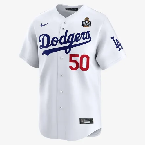 Mookie Betts Los Angeles Dodgers 2024 World Series Men’s Nike Dri-FIT ADV MLB Limited Jersey колір білий
