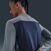 Nike Academy жіноча Dri-FIT Crew-Neck Long-Sleeve Soccer Top блакитний