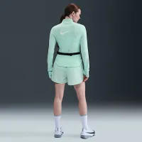 Nike Tempo женская Dri-FIT Mid-Rise Brief-Lined Running шорты цвет зеленый