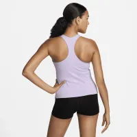 Nike Swoosh жіноча Medium-Support Padded Sports Bra Tank колір фіолетовий