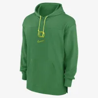 Oregon Ducks Sideline Jersey мужские Nike Dri-FIT College Pullover Толстовка с капюшоном цвет зеленый