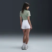 Nike Sportswear Essentials жіноча Logo футболка колір зелений