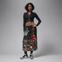 Nike Jordan жіноча Long-Sleeve Top колір чорний