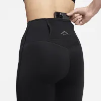 Nike Trail Go женская Firm-Support С высокой Талией 7/8 лосины с карманамицвет черный