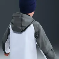 Nike Tech Big детские (для мальчиков) Woven Куртка цвет белый