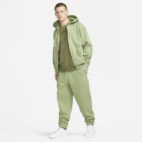 Nike Solo Swoosh мужские Fleece Pants цвет зеленый
